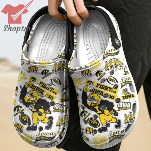 Iowa Hawkeyes 2024 Custom Name Crocs Clogs