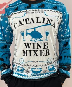 its the fucking catalina wine mixer pow ugly christmas sweater 3 N4Hem