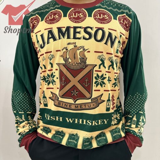 Jameson Sine Metu Irish Whiskey Ugly Christmas Sweater