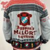 Miller High Life Beer Ugly Christmas Sweater