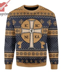 Jesus Cross Ugly Christmas Sweater