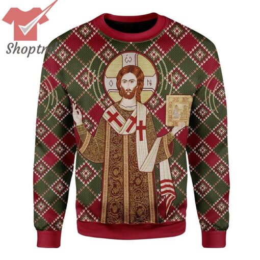 Jesus Orthodox Christianity Ugly Christmas Sweater