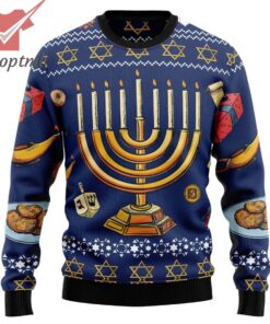 Jewish Hanukkah Ugly Christmas Sweater