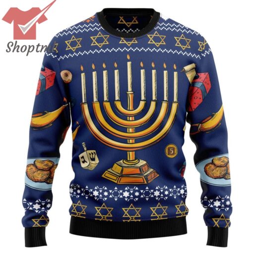 Jewish Hanukkah Ugly Christmas Sweater