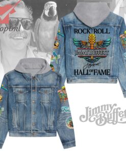 Jimmy Buffett Rock & Roll Hall of Fame Hooded Denim Jacket