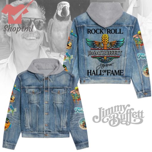 Jimmy Buffett Rock & Roll Hall of Fame Hooded Denim Jacket