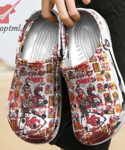 kansas city chiefs cant stop the chop custom name crocs clogs 3 XZvVf