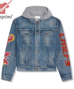 Kansas City Chiefs They Not Like Us Hooded Denim Jacket