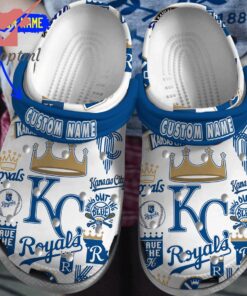 Kansas City Royals MLB Custom Name Crocs Clogs Shoes