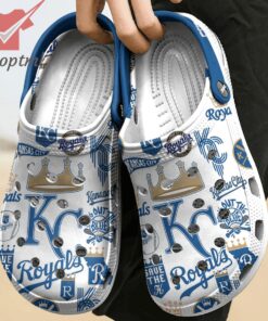 kansas city royals mlb custom name crocs clogs shoes 3 MVWDj