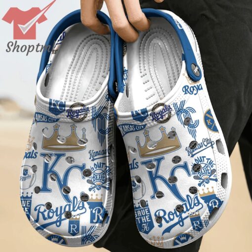 Kansas City Royals MLB Custom Name Crocs Clogs Shoes