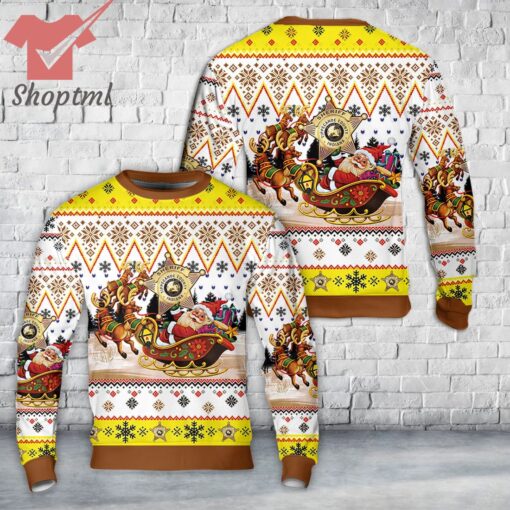 Lafayette Indiana Tippecanoe County Sheriffs Office Ugly Christmas Sweater