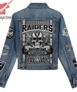 las vegas raiders nfl hooded denim jacket 3 EdOon