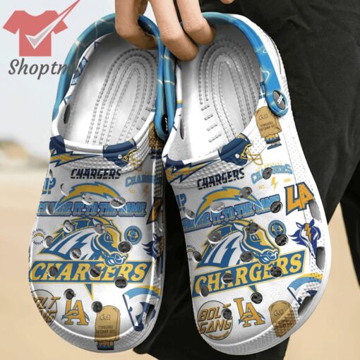 Los Angeles Chargers to the game custom name crocs clogs