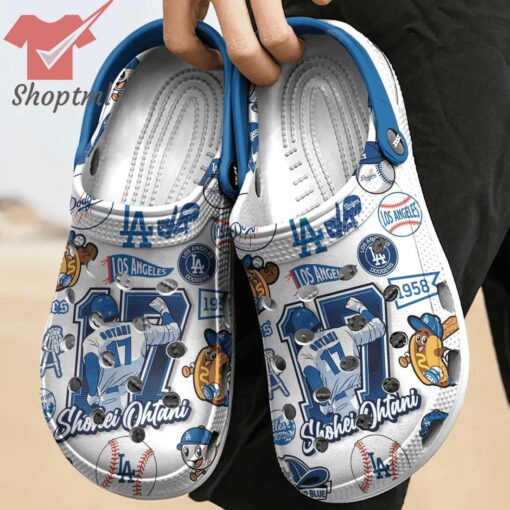 Los Angeles Dodgers Shohei Ohtani Custom Name Crocs Clogs Shoes