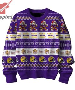 LSU Tigers Geaux Tigers Ugly Christmas Sweater