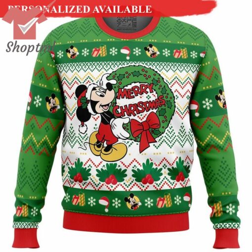 Merry Christmas Mickey Mouses Disney Ugly Christmas Sweater