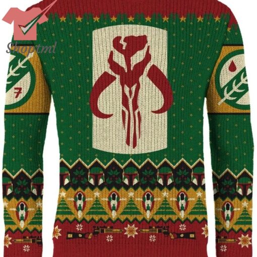 Merry Mandalorian Ugly Christmas Sweater