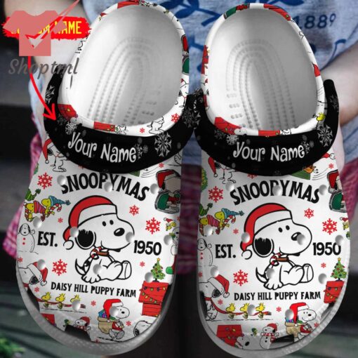 Merry Snoopymas Daisy Hill Puppy Farm Personalized Crocs Clogs Shoes