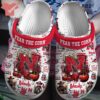 Nebraska Cornhuskers Go Big Red Crocs Clogs Shoes