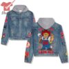 Miami Dolphins Fins Up Hooded Denim Jacket