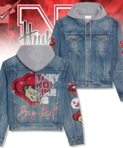 Nebraska Cornhuskers They Not Like Us Hooded Denim Jacket