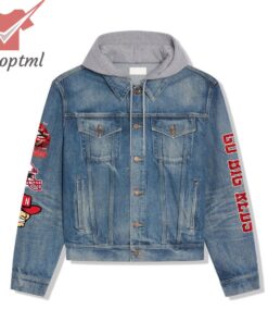 nebraska cornhuskers they not like us hooded denim jacket 2 TNzHx