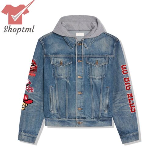 Nebraska Cornhuskers They Not Like Us Hooded Denim Jacket