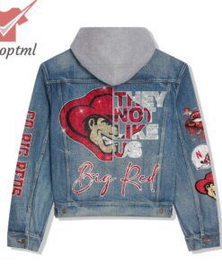 nebraska cornhuskers they not like us hooded denim jacket 3 mrk8T