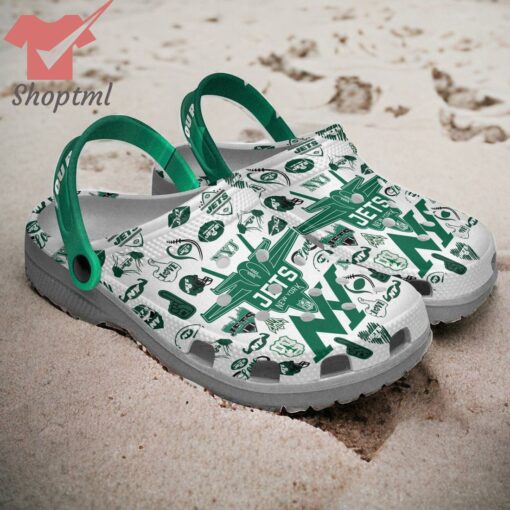 New York Jets 2024 custom name crocs clogs