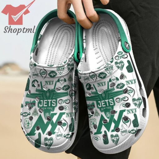 New York Jets 2024 custom name crocs clogs