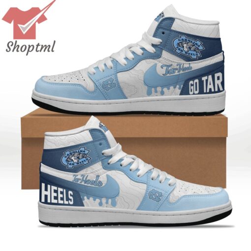 North Carolina Tar Heels Go Tar Heels Air Jordan High Top Shoes