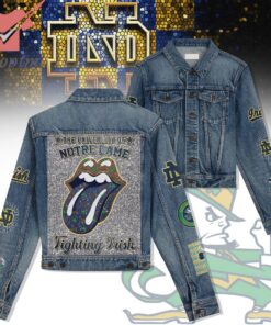 Notre Dame Fighting Irish Hooded Denim Jacket