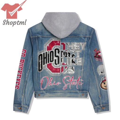 Ohio State Buckeyes They Not Like Us Hooded Denim Jacket