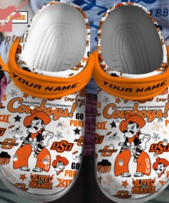 Oklahoma State Cowboys 2024 custom name crocs clogs