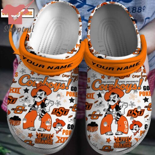 Oklahoma State Cowboys 2024 custom name crocs clogs