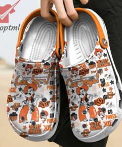 oklahoma state cowboys 2024 custom name crocs clogs 3 MNQ15