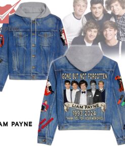 One Direction Liam Payne Gone But Not Forgotten Hooded Denim Jacket