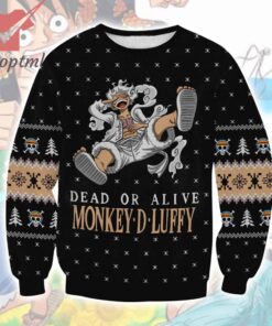 One Piece Dead or Alive Monkey D Luffy Ugly Christmas Sweater