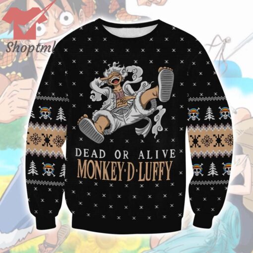 One Piece Dead or Alive Monkey D Luffy Ugly Christmas Sweater