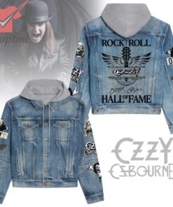 Ozzy Osbourne Rock & Roll Hall of Fame Hooded Denim Jacket