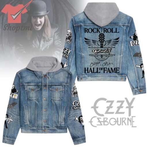 Ozzy Osbourne Rock & Roll Hall of Fame Hooded Denim Jacket