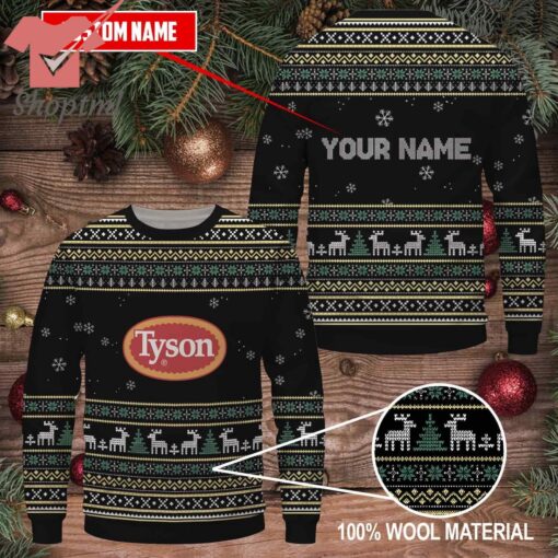 Personalized Tyson Foods Ugly Christmas Sweater