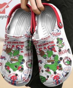 philadelphia phillies national league east custom name crocs clogs shoes 3 IhDE8