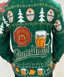 Pilsner Urquell Bear Ugly Christmas Sweater