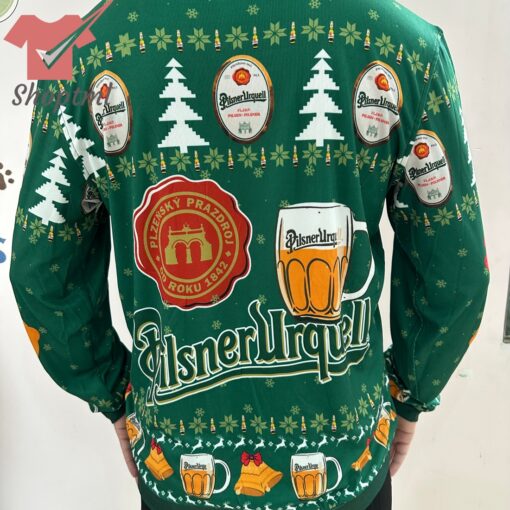 Pilsner Urquell Bear Ugly Christmas Sweater