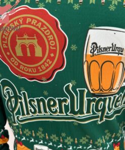 Pilsner Urquell Bear Ugly Christmas Sweater