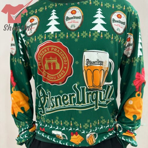 Pilsner Urquell Bear Ugly Christmas Sweater