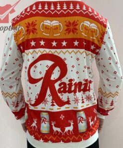 rainier beer ugly christmas sweater 2 Nud8A