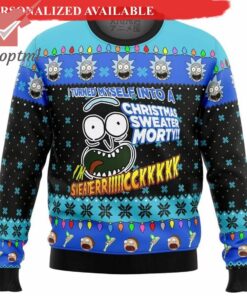 Rick Mortys Ugly Christmas Sweater